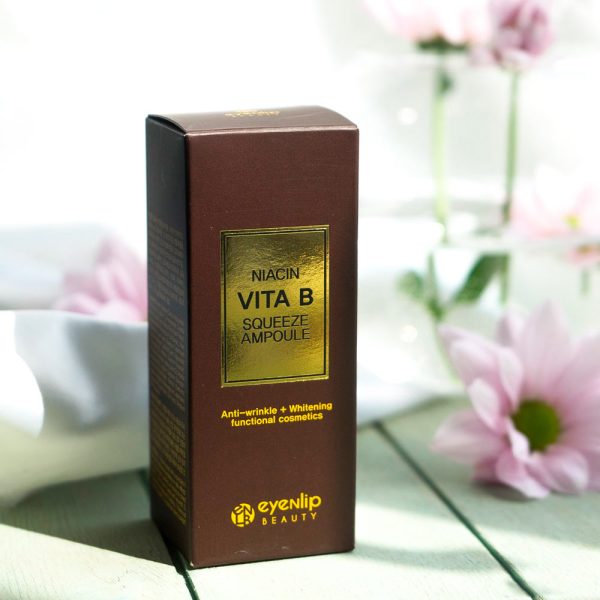media-Üz serumu vitamin B və niaksinamid əsaslı Eyenlip Niacin Vita B Squeeze Ampoule 30ml 4